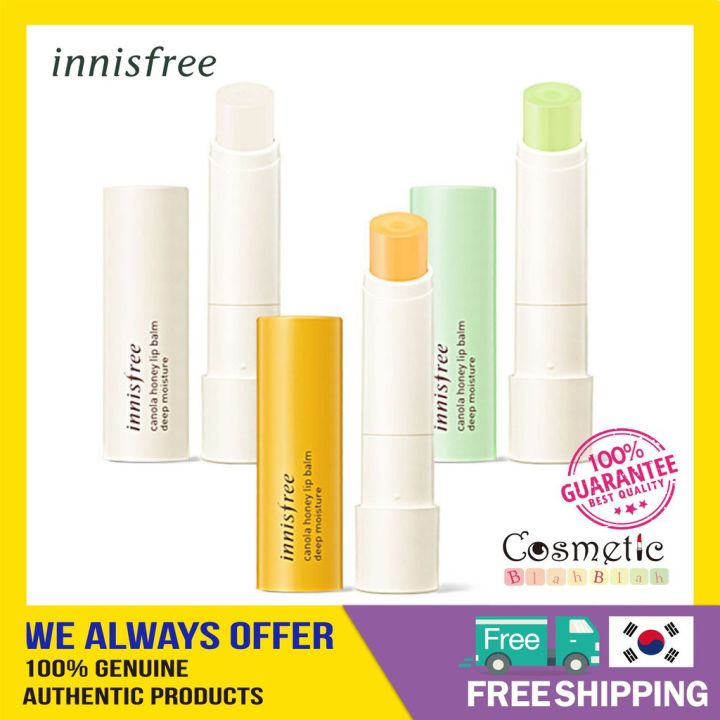 [INNISFREE] Canola Honey Lip Balm / Canola Honey Intensive/ Green Tea