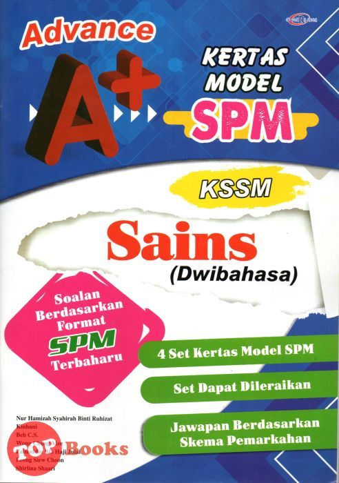 [topbooks Cemerlang] Advance A Kertas Model Spm Sains Kssm Dwibahasa