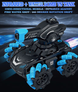 Gesture Sensing RC-Car 2.4G Handle Remote Control Tank with Water Bomb Design Drift Toy Model Car