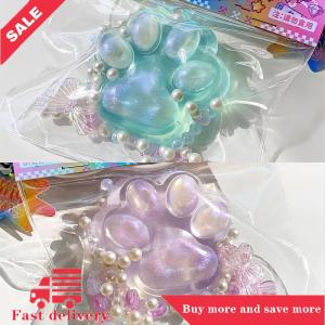 [COD] Squishу Cat Paw Slow Rebound Stress Reducing Toy Pinch Fidget Toy Squishies Squeeze Toy For Kids Adults Holiday Gifts