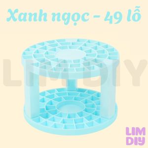 Hộp đựng bút cọ vẽ cọ trang điểm 49 ô đa năng - Khay đựng bút cọ vẽ cọ trang điểm siêu tiện lợi LIM DIY