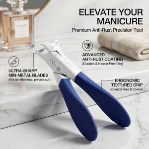 Nail Clipper Wide Opening Heavy-Duty Anti-Splash Professional Nail Cutter for Thick Nails