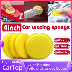 10PCS Car Wax Sponge Pad Car Waxing Sponge Tool Car Foam Sponge Applicator Pad Soft Polishing & Waxing Kits