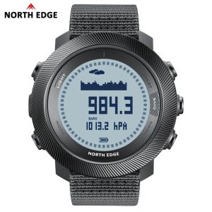 NORTH EDG NEW APACHE-D Mens Digital Free Dive Watch Outdoor Sport Watches Altitude Barometer Compass World Time Waterproof 100M