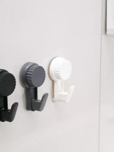 SXH No-drill suction cup hook for kitchen and bathroom adhesive hook for behind the door bathroom coat hook strong traceless adhesive hook