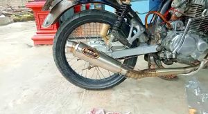 Silincer KNALPOT RKR only Kompetisi P25 Inlet 50 suara bass padat gahar