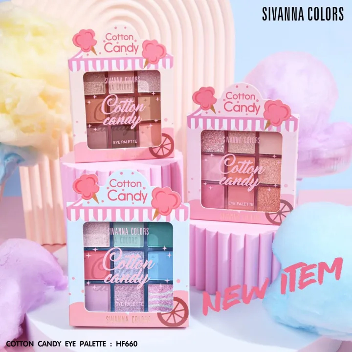 Sivanna Colors Cotton Candy Eye Palette – HF660
