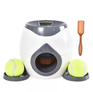 "Local Stock" Throwing Machine Dog Training Toy Pet Tennis Launcher Puppy Ball Throw Device Dog feeder Dog Bowl