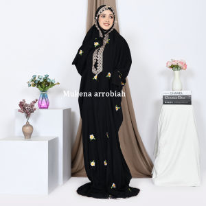 Mukena Dewasa Arrobiah Bordir Floral Elegan Multisize - Fashion Muslimah 2023