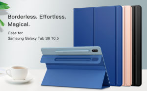 MoKo Ốp Folio Thông Minh Phù Hợp Với Samsung Galaxy Tab S6 10.5 2019 Ốp Đứng Vỏ Thông Minh Mỏng Hấp Thụ Từ Tính Tự Động Đánh Thức/Ngủ Cho Galaxy Tab S6 10.5 Inch SM-T860/T865