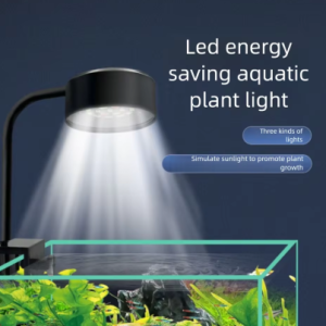 SG READY STOCK l  USB 3 MODE OF CHANGING LIGHT 8W LED 90 Degree Bend Fish Tank Clip Lamp 8W Energy Saving LED Aquarium