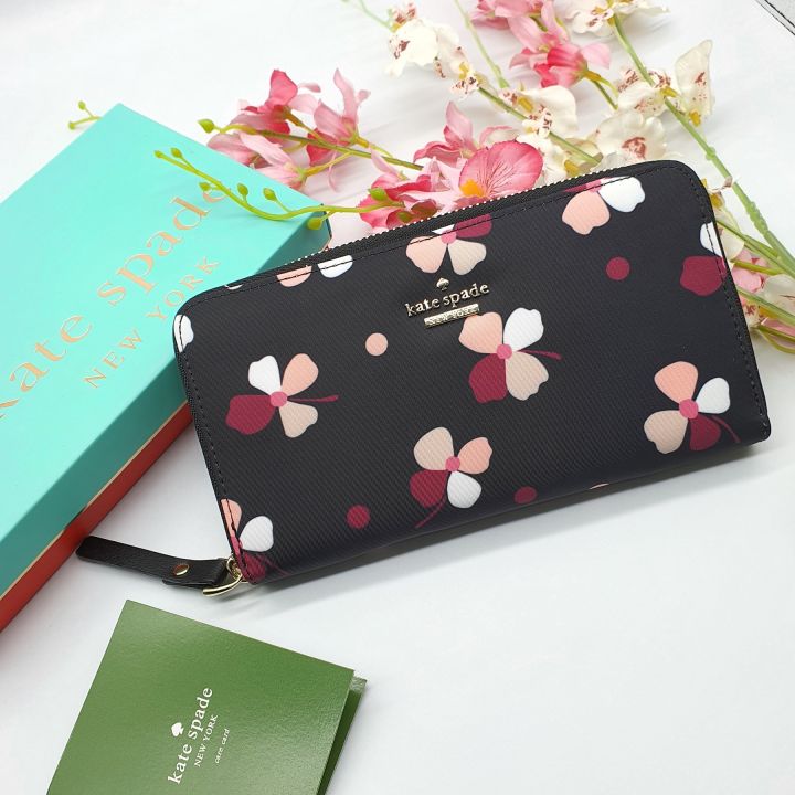 Kate spade 2025 wallet flowers