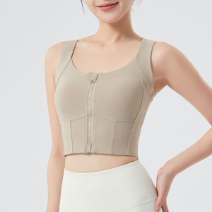 【VEIMIA New-In】VEIMIA High-impact Sports Bra With Front Zip Strong Support No Bounce Sculpting Fit For Intense Workouts
