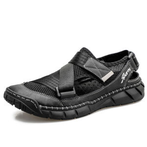Sandal Hiking Gunung Pria Sendal Kulit Cowok Outdoor Keren Adventure Laki Laki 041