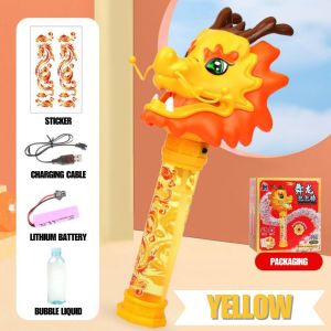 BYJ Dance Dragon Bubble Wand Chinese New Year Bubble Machine