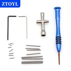 [COD] ZTOYL 1ชุดสำหรับ wltoys 144010 144001 144002 124016 124017 124018 124019ชิ้นส่วนรถยนต์ RC กล่องเครื่องมือสกรูเรโทรฟิต