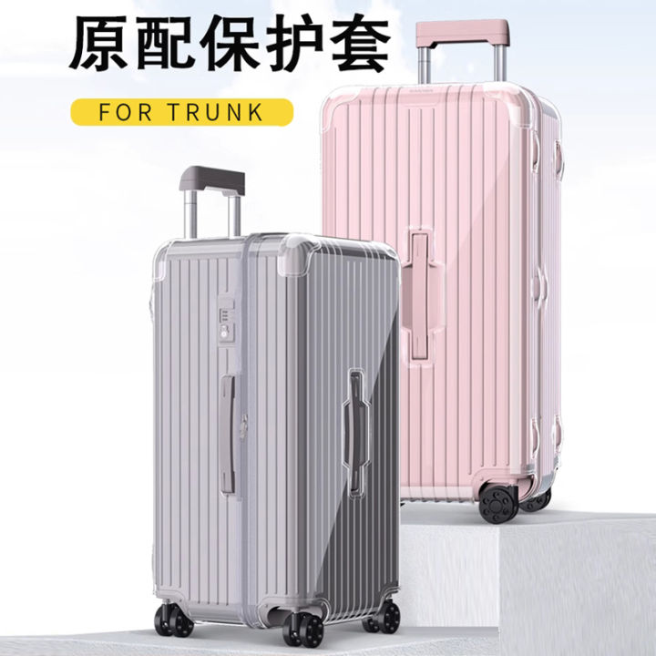 For Rimowa Trunk Plus Luggage Protective Cover Transparent