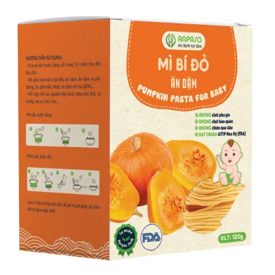 Mì Ăn Dặm Anpaso Organic Ăn Dặm Kiểu Nhật Rau Củ Hữu Cơ Thơm Ngon Bổ Dưỡng Cho Bé 120g - Bibo Mart
