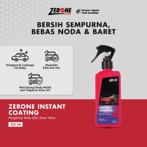 Zerone Japan Instant Coating Pengkilap Body Mobil Efek Daun Talas 255 ml