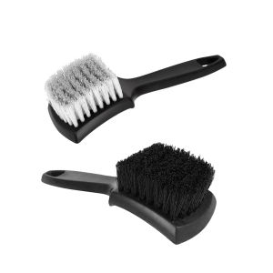 Tire Rim Scrub Brush Fabric Brush Berus Rim Tayar Kereta Car Wheel Brush DIY Scrubbing Cleaning Black White Silk Tyre Duster Car Care Brushes Tire Wheel Care Tire Brush Tyre Brush 1pc/set