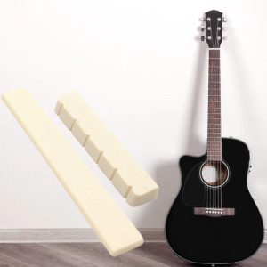 2Pcs/set Classical Guitar Bone Nuts 52mm 6 String Slotted for Classical Guitars White Guitar Parts Accessories
