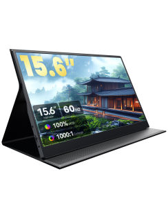 【SG Local Warehouse】ZSCMALL 14/15.6/16 inch 1080P/2K/4K IPS Portable Monitor HDMI USB-C Ultra-Slim Gaming Display Built-in Stand Speakers,with Leather Case for PS5/Xbox/Phone/Laptop【Delivered Whinin 72 Hours】