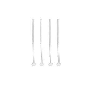 10Pcs 20-50mm High Quality 14K Gold/Silver/Rhodium Plated  Head Pins for DIY Making Jewelry