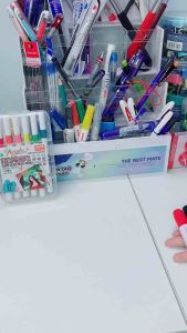 Bút Dạ Bảng Monami 1 chiếc ( Xanh Đỏ Đen). Viết tốt  trơn  êm trơn bảng trắng  thủy tinh và những bề mặt nhẵn bóng.