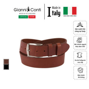 Thắt Lưng Nam Cao Cấp Bằng Da Thật -Gianni Conti - Sản Xuất Thủ Công Tại Italy_5155445-40-25