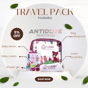 TRAVEL PACK YOUBABY FREEGIFT BEST KRIM CREAM SERUM & SHOWER GEL DEMAM KUNING EKZEMA BATUK KAHAK RUAM