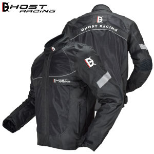 Original Ghost Racing Motor Motorcycle Riding Jacket Suit Safety Jacket Riding Jacket with Full Proctective Padding