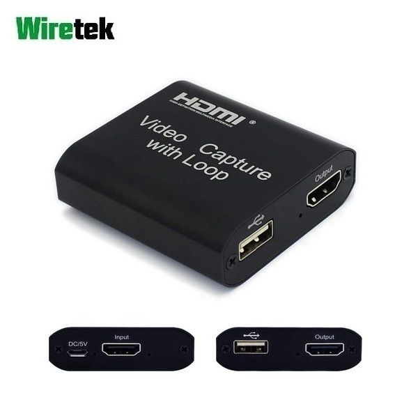 Video Loop Out HDMI Video Capture with Loop Out Game Live Streaming 1080P | Lazada ...
