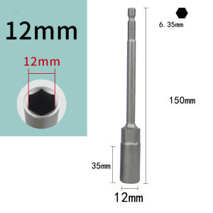 1Pcs 150mm Hexagon Nut Driver Drill Bit Adapter Socket Wrench Extension Sleeve For Pneumatic Electric Screwdriver