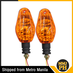 2pcs Universal 48V Electric Tricycle Motorcycle Turn Signal Orange Signal Light Motorcycle Parts