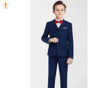 Bộ Set vest bé trai trẻ em TRAZ con nít dự tiệc 10-45kg(áo vest quần gile nơ)(bé tròn mập tăng 2 size)666