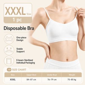 [SG]Disposable Bra Women Individually Sterilized Packaging Soft Travel Bra Underwear for Home Trip Hotel  Daily Use
