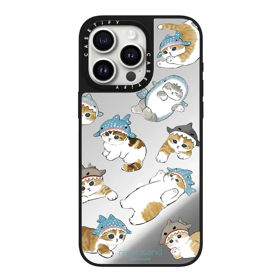 Casetify x Mofusand New Cat Pattern Shockproof Mirror with Magsafe