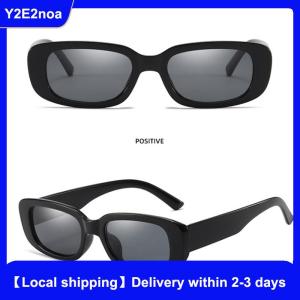 【Local shipping】 Fashion Sunglasses Women Rectangle Shades Vintage Sun Glasses Men Designer Newest Female Eyewear Trendy Festival Party