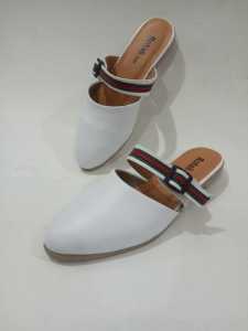 SANDAL BUSTONG TALI HIGH HEELS ROHALI SHOES BERBAHAN KULIT SEPAUT TALI / MODEL BUSTONG FLAT SHOES ROHALI BERBAHAN KULIT