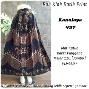 Rok Batik Jumbo Mayung Wanita Pekalongan Terlaris Lebar Bawah Free Ring By BellaQ