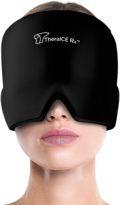 TheraICE Rx Form Fitting Gel Ice Headache Migraine Relief Hat