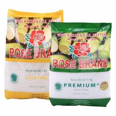 Gula Pasir 1kg Rose Brand Premium Kuning Hijau | Lazada Indonesia