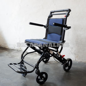 OneHealth Kursi Roda Travel Dengan Handle Koper OH900 / Serenity T001 Lipat Cabin Size Umroh Pesawat