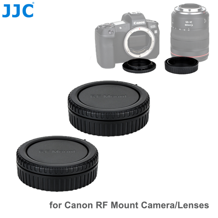 JJC Camera Body Cap & Rear Lens Cap for Canon RF Mount Camera/Lenses ...