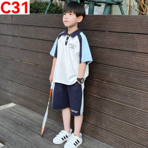 Terno for Kids Boy Cool Polo Active Wear comfy fabric 1-5yrs old C31