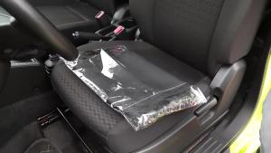 HH8 TESIN Stowing Tidying For Suzuki Jimny JB74 Car Seat Cover Back Storage Bag Organization Accessorie For Suzuki Jimny 2019-2021 3P7H4