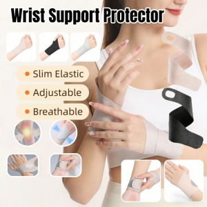 Wrist Support Strap Sport Slim Thin for Arthritis Pain Support Adjustable Breathable For Men & Women