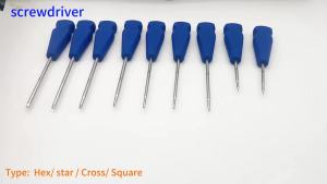 KITA Orthopedic Bone Screwdriver star hex Screw driver silicon handle Veterinary orthopedics Instruments