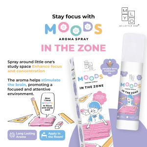 MyLO MOODS Essential Oil Room Spray (150ml) - Improve Sleep Focus Cooling Spray for Babies & Kids