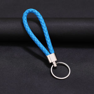 Aolie Handmade Leather Rope Keychain Car Key Chain Bag Pendant Accessories